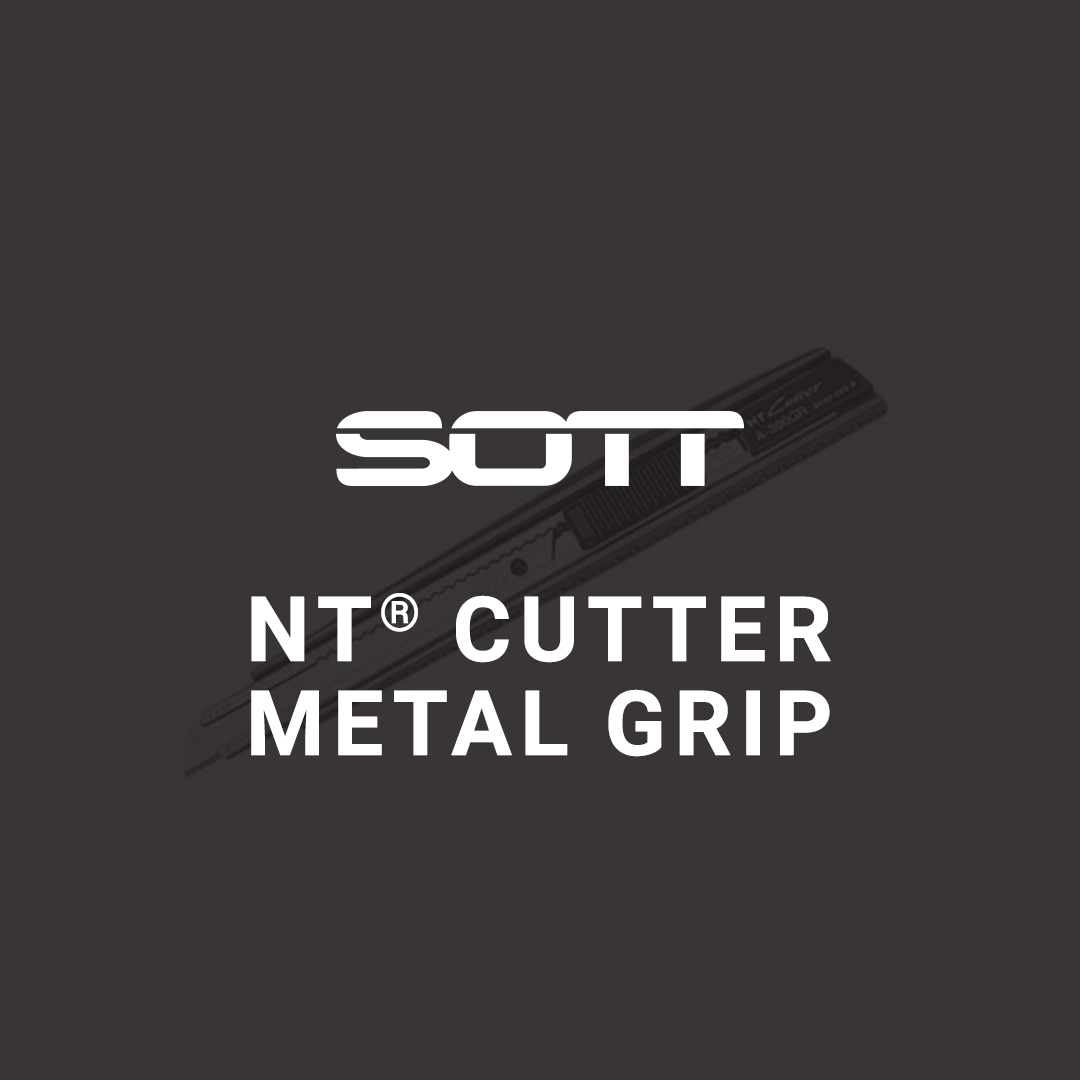 SOTT® NT® Cutter Knife A300GRP Metal Grip - 9mm