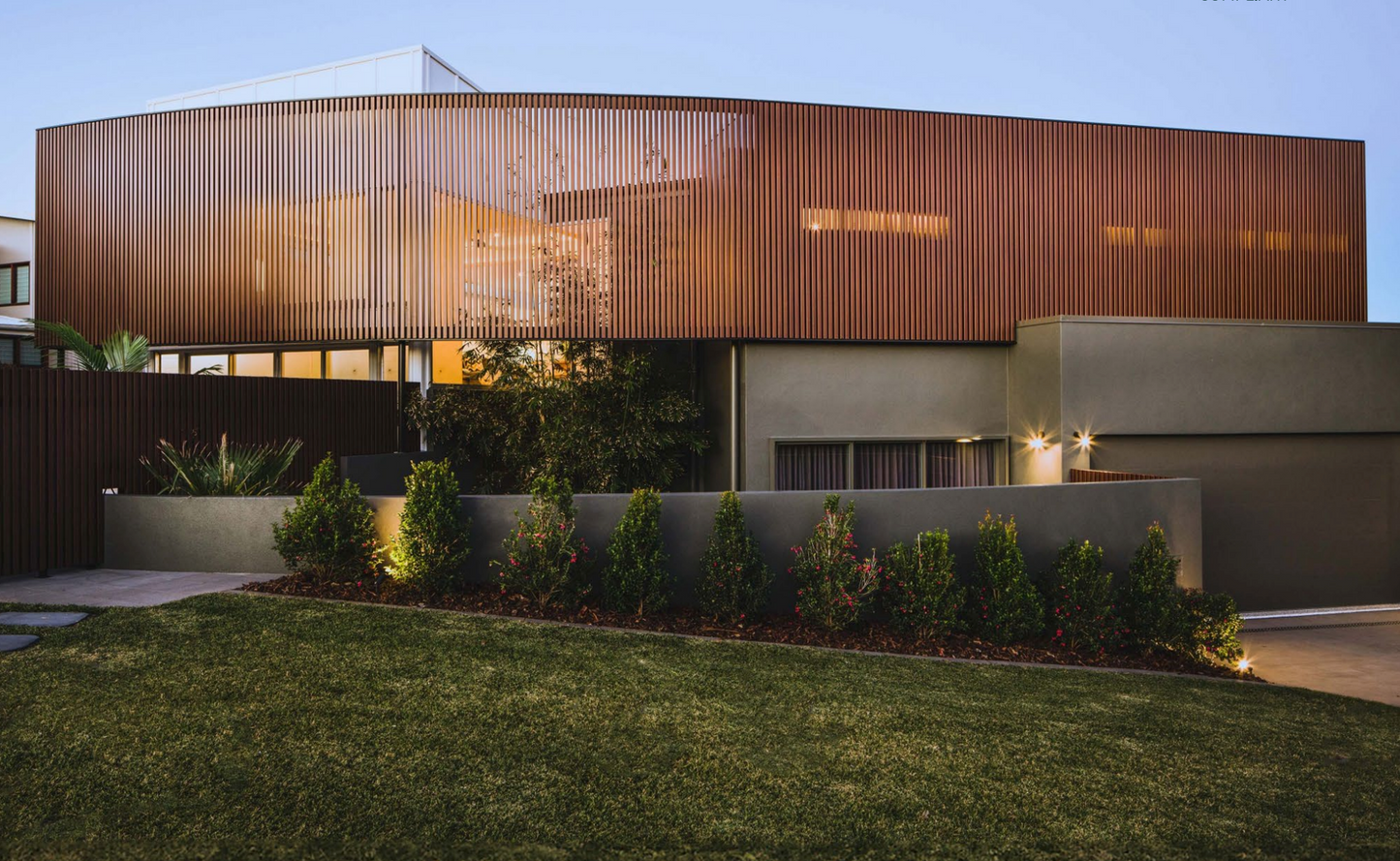 Modern house with a Archi-Line facade
