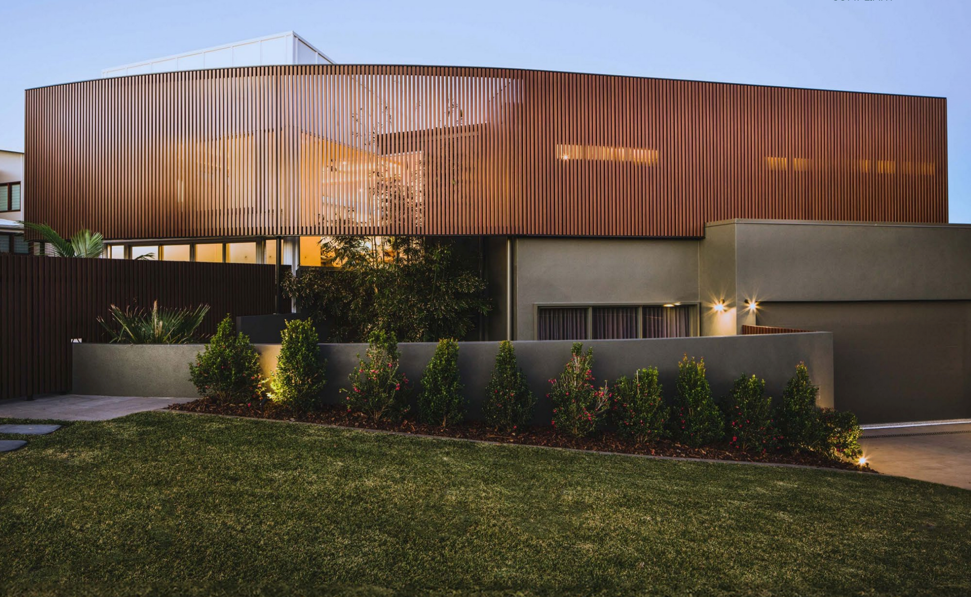 Modern house with a Archi-Line facade