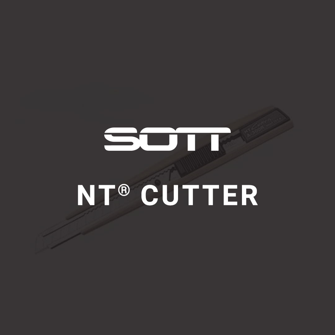 SOTT® NT® Cutter Knife A300RP Plastic Grip - 9mm