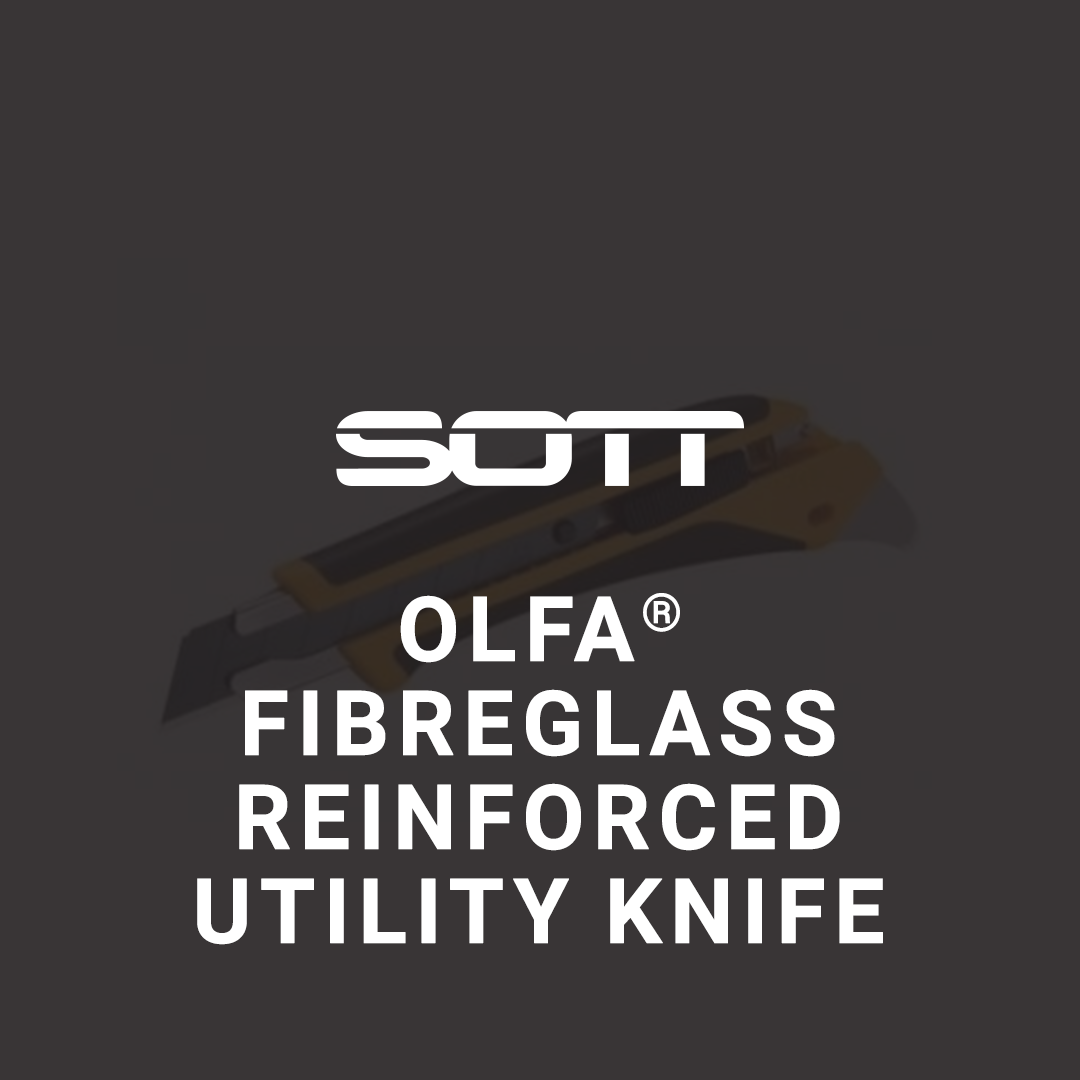 SOTT® OLFA® Fiberglass Reinforced Auto-Lock Utility Knife - 18mm
