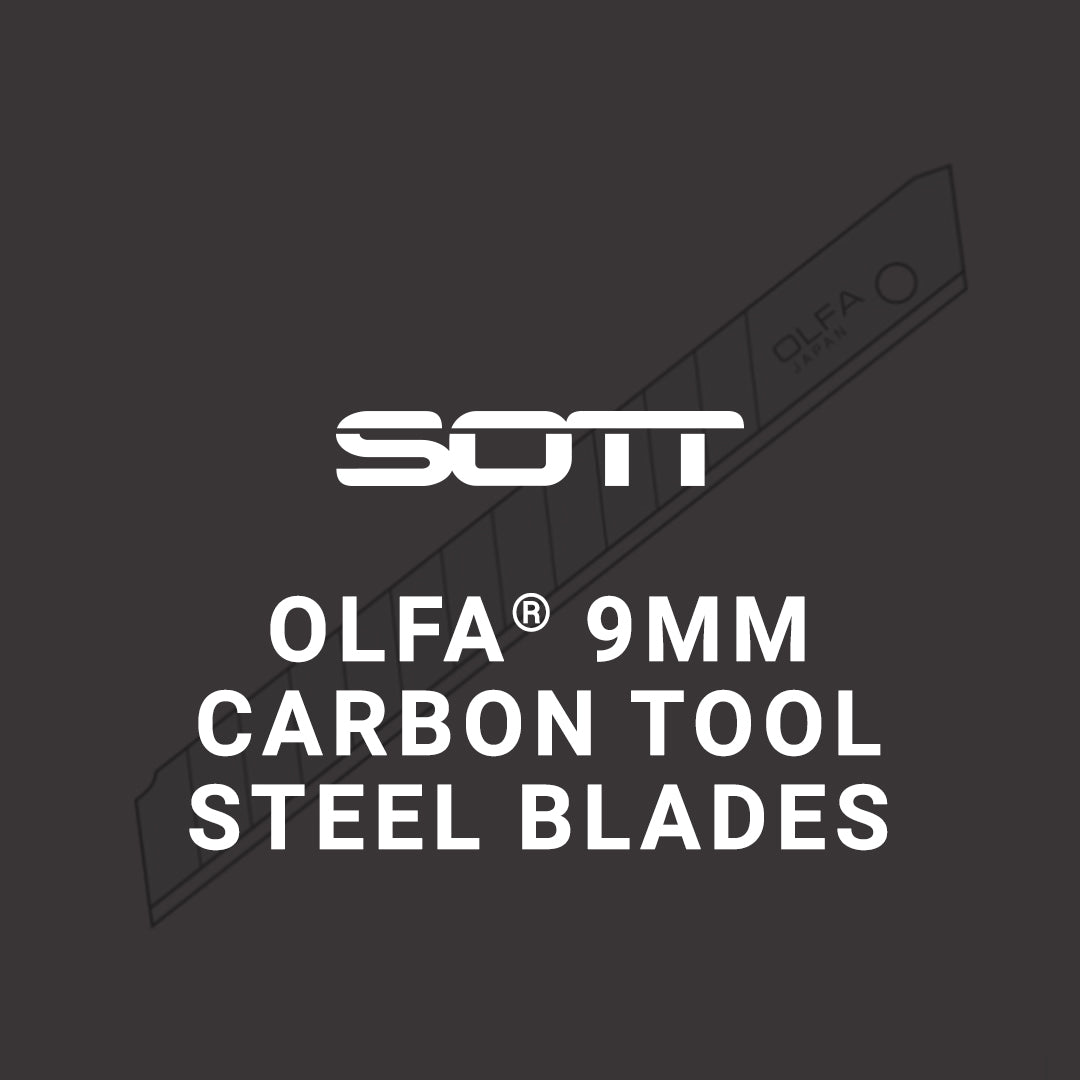 SOTT® OLFA® 9mm AB10 S/Steel Snap-Off Blades (10 Pack)