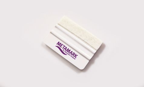 Metamark White Felt Edge Squeegee